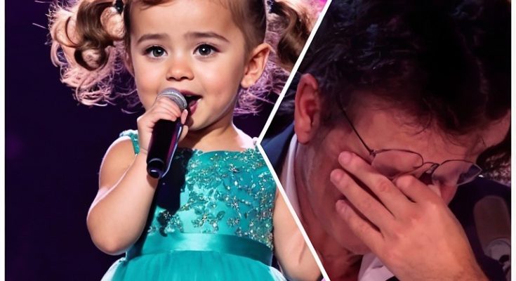 Simon Cowell, typically reserved in his emotional expressions, was overwhelmed by the performance!